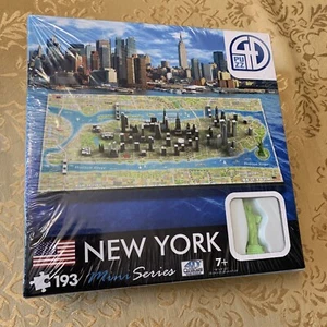 4D Cityscape Mini Puzzle - New York Skyline New Sealed 193+Pieces - Picture 1 of 9