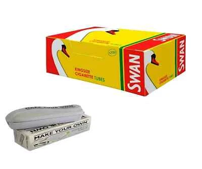 SWAN TUBES Tips & Machine KING SIZE Make Your Own Cigarette Filter Selection - Image 1 of 4