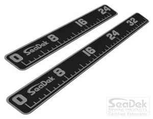 SeaDek 24" 36" Fish Ruler - Marine EVA Mat - Tough Stick On Adhesive - Black/SG - Picture 1 of 7