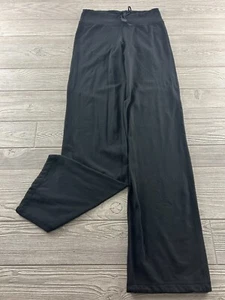 Lululemon Mid-Rise Wide-Leg Pant Full Length Size 4 Black Sporty Comfy - Imagen 1 de 9
