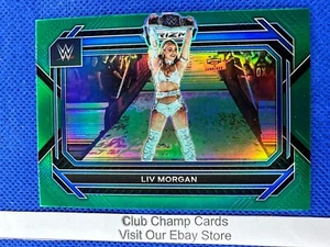 2023 #15 Liv Morgan Panini Prizm WWE SmackDown Green Prizm - Imagen 1 de 2