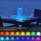 Kristalllampe, Touch Control Kristall Tischlampe, Kristall Rose Lampe mit 16 Farben
