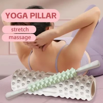Deep Tissue Massage Roller Set with Dual Zone Pillar for Yoga/Muscle Recovery - image 1 of 4