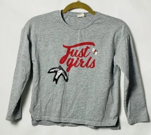 Zara Girls Long Sleeves Top With Sequin Logo Size10 - Picture 1 of 4