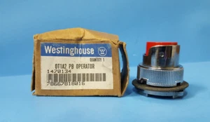 One- Push Button Operator, OT1A2, Westing House, RED - Picture 1 of 5