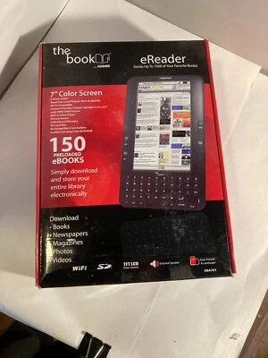 Augen The Book eReader 2GB Wi-Fi, 7"  With Case Augen External Speaker open box - Image 1 of 3