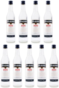 Ouzo Pilavas Nektar 9x 0,7l 38% Vol. | Hochwertig | Aus Griechenland