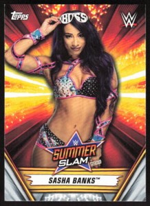 2019 Topps WWE SummerSlam Base Sasha Banks #27