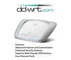DD-WRT 3 W/ VPN Support, Cisco Valet Plus M20 4 Port Wireless Router, White
