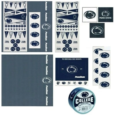 Kit de álbum de recortes de la Universidad Estatal de Pensilvania NCAA pegatinas de papel parche cinta de pato ELIGE Foto 1 de 4