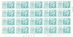 Mexico Scott# C450 5.60p Block of 20 Serie III E MNH Scott=$80 - Picture 1 of 1