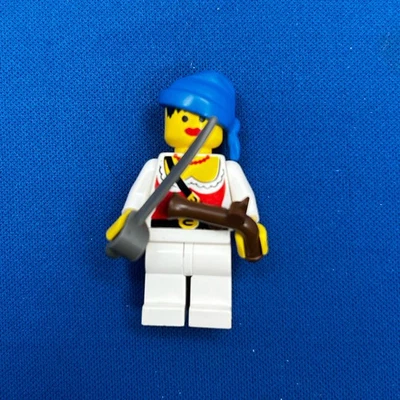 Lego Pirate Female 6285 6286 10040 Blue Bandana Pirates I Minifigure - Image 1 of 3