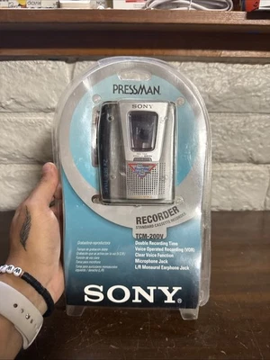 Sony TCM-20DV Handheld Cassette Voice Recorder - Image 1 of 3