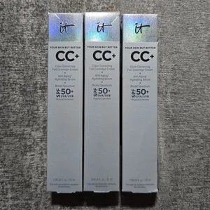 Menge 3 IT Cosmetics CC+ Creme Bräune Reich LSF 50+ (Abgelaufen 12/2024) - Bild 1 von 7