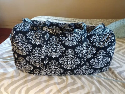 Bolso de Lona Vera Bradley XL Viaje Fin de Semana Araña Negro Nuevo con Etiquetas Foto 1 de 4