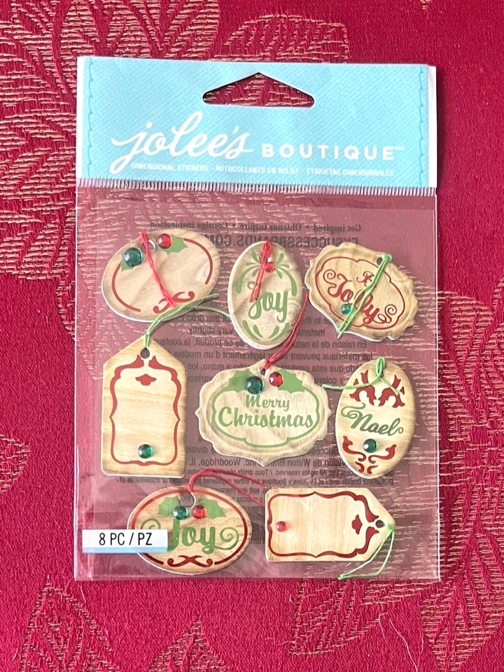 SOLO 1 - PEGATINAS 3D ETIQUETA REGALOS NAVIDAD JOLEE - ENVÍO GRATUITO Foto 1 de 1