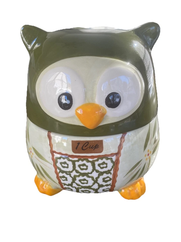 Temp-tations by Tara Old World Owl Measuring 1 Cup Olive Green  - Image 1 of 4
