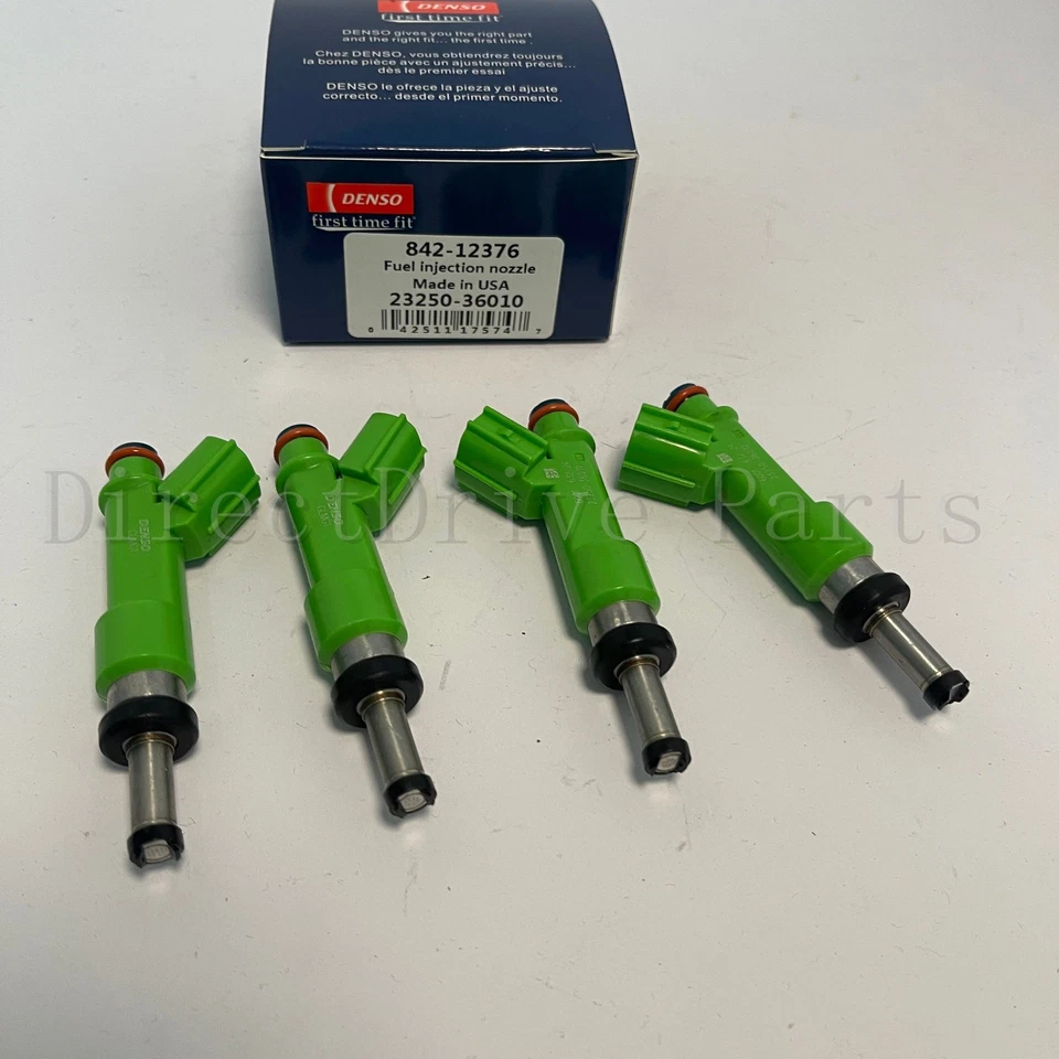 4Pcs Denso 23250-36010 Fuel Injectors for 2009-2012 Toyota Camry RAV4 Highlander Foto 1 de 4