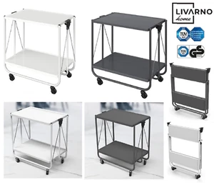Livarno Faltbarer Beistellwagen Allzwecktrolley Küchenwagen Servierwagen NEU OVP - Bild 1 von 22