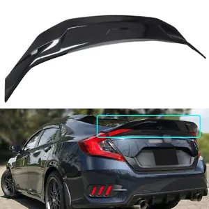 Gloss Black Rear Trunk Wing Spoiler For 2016-2020 Honda Civic 4DR Sedan - Bild 1 von 6
