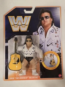 GREG THE HAMMER VALENTINE Retro Series WWE / WWF Hasbro Mattel Wave 3 MOC NEW - Picture 1 of 7