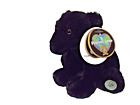 FAO Schwarz 10" Planet Love Recycled Bottle Black Panther Toy Plush,New With Tag