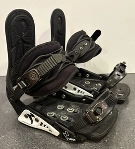 Nitro Raiden black size M / L Snowboard Bindings with Discs and Screws EUC - Picture 1 of 6