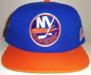 SOMBRERO SNAPBACK VINTAGE AÑOS 90 ISLANDERS DE NUEVA YORK NHL CENTER DEPORTES DE HIELO ESPECIALIDADES - Imagen 1 de 5