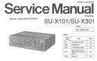 TECHNICS SU-X101, SU-X301 Service Manual Repair Schematic Schaltplan Techniques