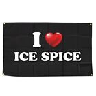 I Love Ice Spice Flags 3 * 5 Feet With Four Brass Buttonholes For Hanging 