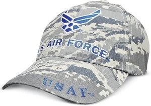 United States Air Force Logo Camo Hat U.S.A.F. - Picture 1 of 2