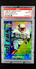 1995 Bowman's Best Blue Refractor #89 Torey Hunter RC Rookie PSA 10 Gem Mt POP 1