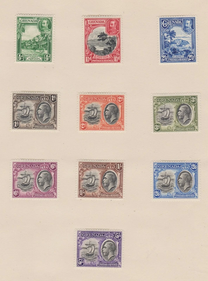 Juego Granada 114-123 Jorge V 1934 como nuevo con bisagras Foto 1 de 1