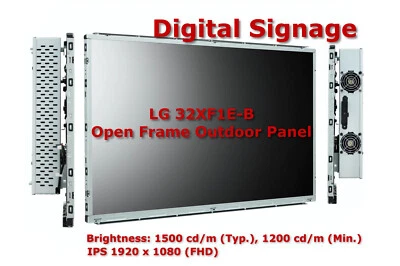 LG 32XF1E-B Digital Signage Open Frame Outdoor Panel Werbedispay / Monitor - Bild 1 von 4