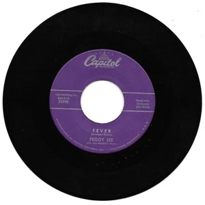 Peggy Lee: "Fever" / "You DSon't Know" - VG+ '58 - plays NM! - Picture 1 of 1