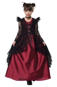 Gothic Lace Vampire Child Costume - Picture 1 of 3