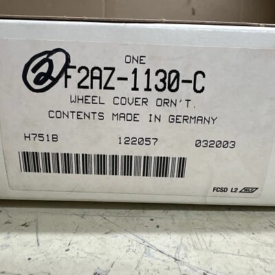 Cubierta de rueda Ford F2AZ-1130-C Ford Orn't 1992 Ford Crown Victoria Nuevo de Lote Antiguo Foto 1 de 4