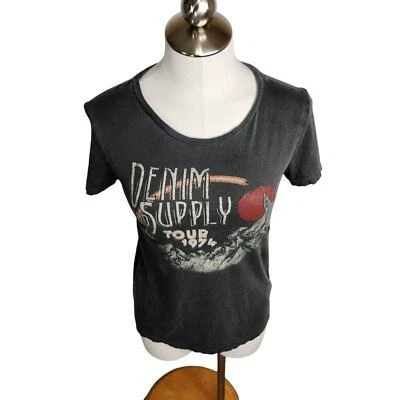 Camiseta para mujer Denim & Supply Ralph Lauren Tour 1974 gráfica XS Foto 1 de 4