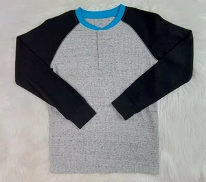 Wonder Nation youth large (10-12) long sleeve 3 button thermal - Picture 1 of 6