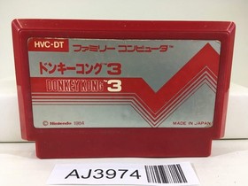 AJ3974 Donkey Kong 3 Nintendo Famicom NES Japan