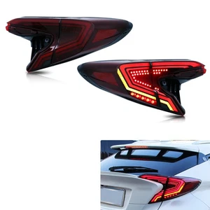 LED Tail Lights for Toyota C-HR CHR 2018-2022 Red Sequential Rear Lamps Assembly - Bild 1 von 6