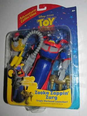 Toy Story And Beyond 2001 Zooka Zappin’ Zurg lançador de ogivas triplo NOVO/SELADO - Imagem 1 de 3