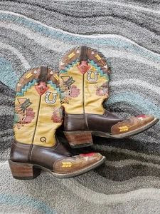 ARIAT Quincy Womens Cowboy Western Boots Size 8.5 B - Picture 1 of 10