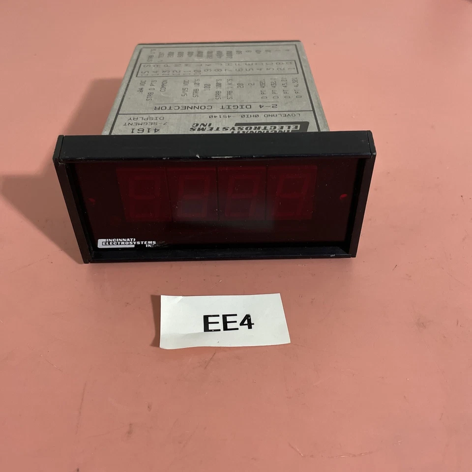 CIncinnati Electrosystems Model 4161-2-5 Panel Display + Warranty! - Image 1 of 4