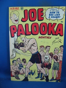 JOE PALOOKA 34 F VF HARVEY 1949 - Picture 1 of 2