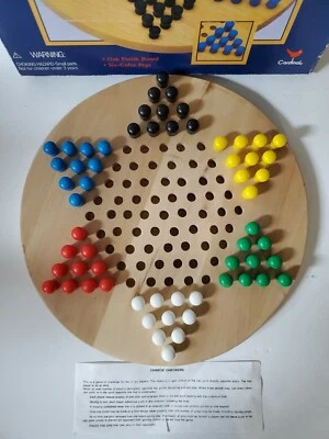 Juego de Damas Chinas Cardinal Industries Madera Maciza Edición Premier Nº184 De Colección Foto 1 de 2