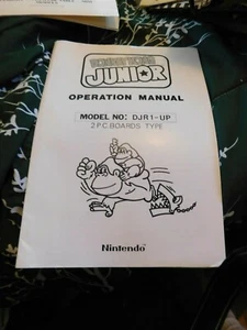 Donkey Kong Junior Nintendo Arcade Anleitungen - Bild 1 von 2