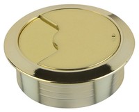 PiHaMi® Kabeldurchlass 60 mm 2 teilig chromfarben Kabeldurchführung