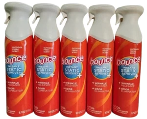 5X Bounce Instant Static Remover, wrinkle releaser, Odor Eliminator spray 9.7oz - Picture 1 of 1