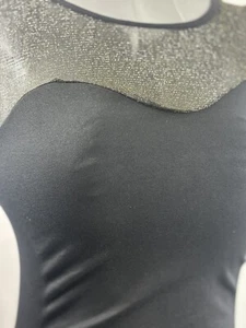 soho lady Gold Mesh body suit long sleeve NWT - Picture 1 of 8